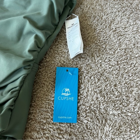 Green One-Piece Swimsuit - Picture 3 of 4